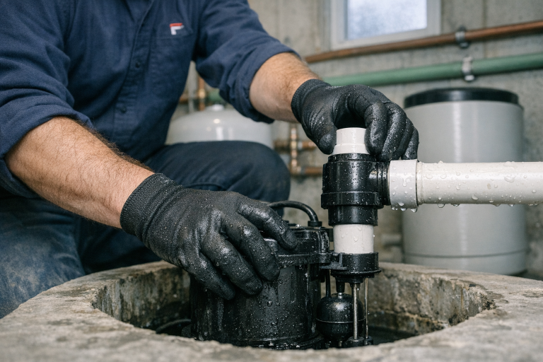 A Customer Asked: "Why Is My Sump Pump Running Every Few Minutes in My Alcona Home?" What We Usually Find