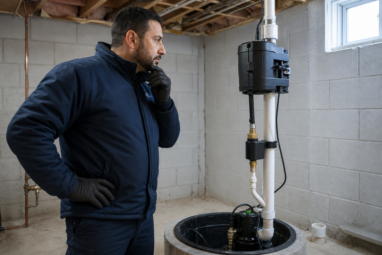 Sump Pump Battery Backup vs Water-Powered Backup: Which System Actually Protects an Alliston Basement During a Power Outage