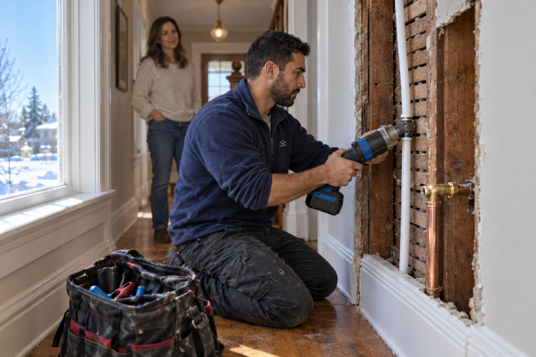 PEX vs Copper Re-Pipe in a Barrie Century Home: Which Way We Go and Why