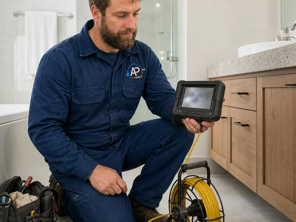 Drain camera inspection