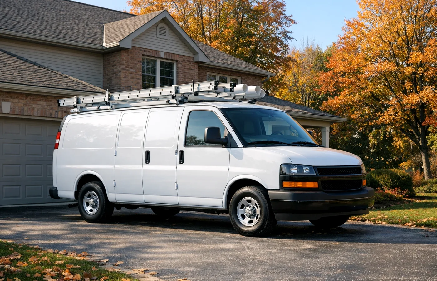 The Allain Plumbing van
