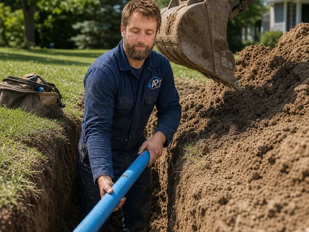 Water and sewer mains